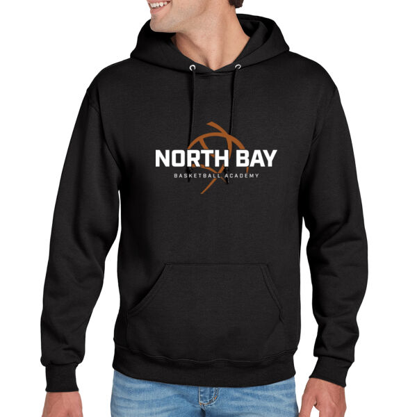 NBBA - Black NuBlend Pullover Hooded Sweatshirt Thumbnail