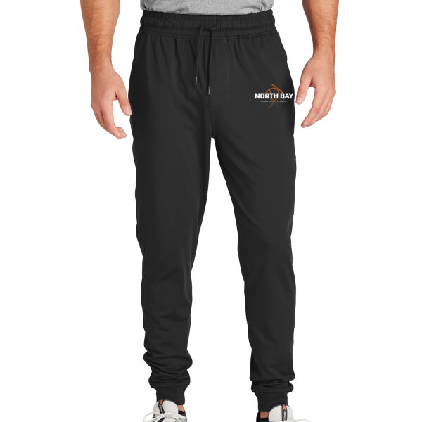 NBBA - Black Sport Wick Stretch Jogger Thumbnail