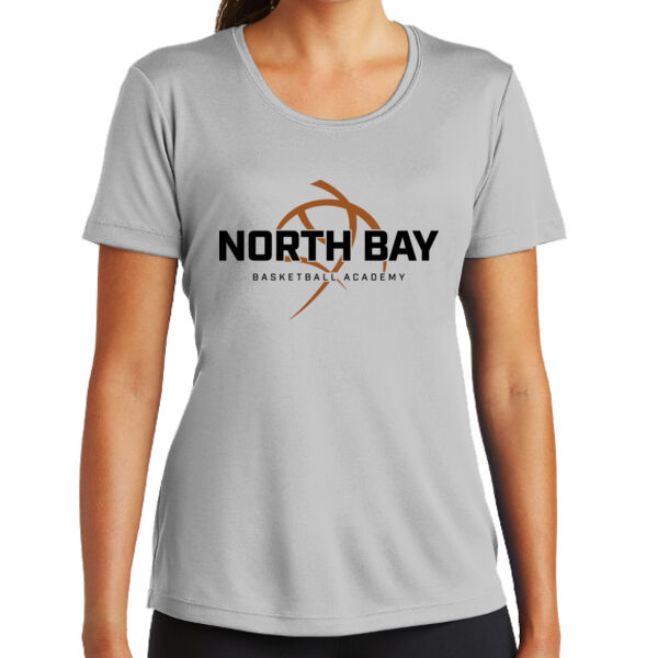 NBBA - Ladies Silver PosiCharge Competitor Tee Thumbnail