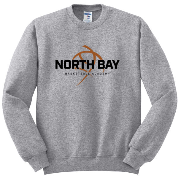 NBBA - Athl. Heather NuBlend Crewneck Sweatshirt Thumbnail