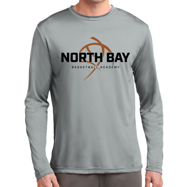 NBBA - Silver Long Sleeve PosiCharge Competitor Tee Thumbnail