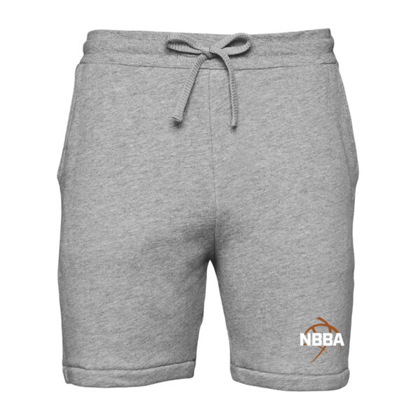 NBBA - Unisex Athl. Heather Sponge Fleece Sweatshort Thumbnail