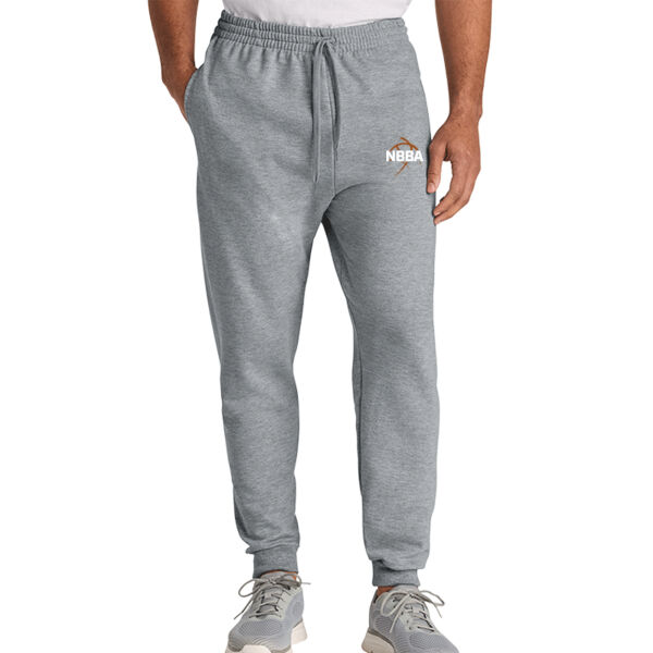 NBBA - Ultimate Athl. Heather Unisex CVC Ring Spun Pocket Jogger Thumbnail